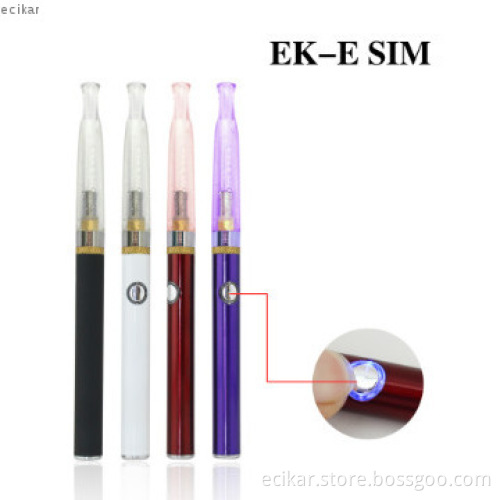 flavoured cigarettes super slim electronic cigarette EK-ESLIM